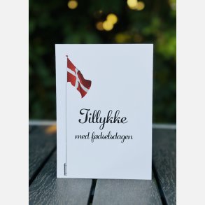 Tillykke med fdselsdagen (A6 kort)