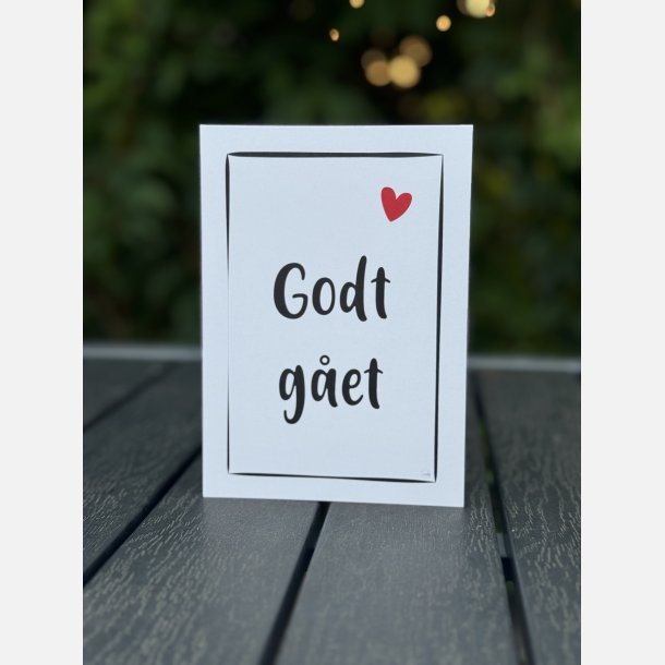 Godt get (A6 kort)