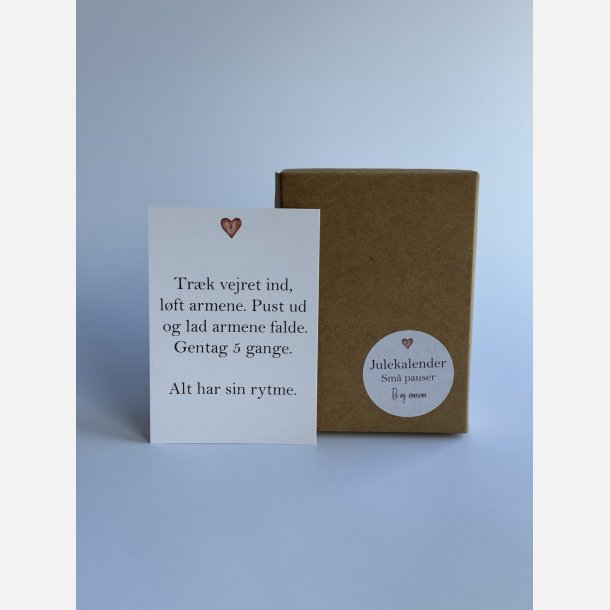 Julekalender Micropauser Ro/nrvr (24 A7 kort) Nr. 6 (2025)
