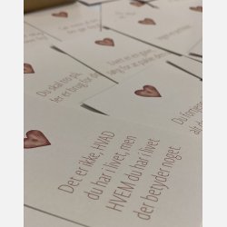 Hjertekalender til ung/teenager (31 sm kort med dejlige budskaber)