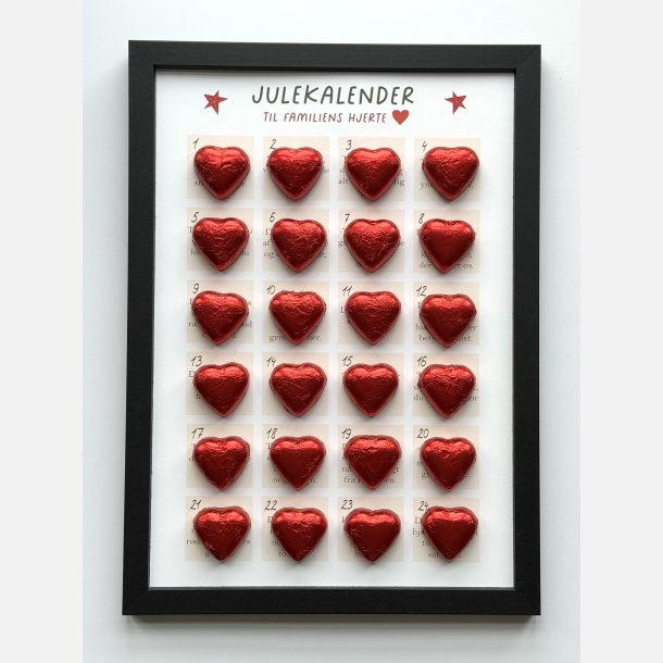 Til familiens hjerte &#10084;&#65039; Julekalender gavepakke. 