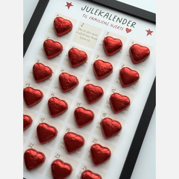 Til familiens hjerte &#10084;&#65039; Julekalender gavepakke. 