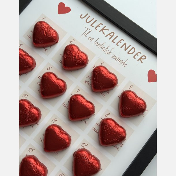 Til en fantastisk veninde &#10084;&#65039; Julekalender gavepakke. 