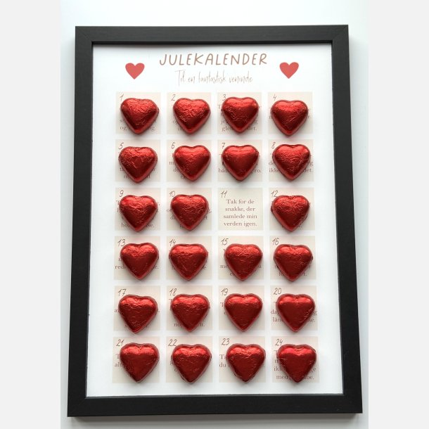 Til en fantastisk veninde &#10084;&#65039; Julekalender gavepakke. 