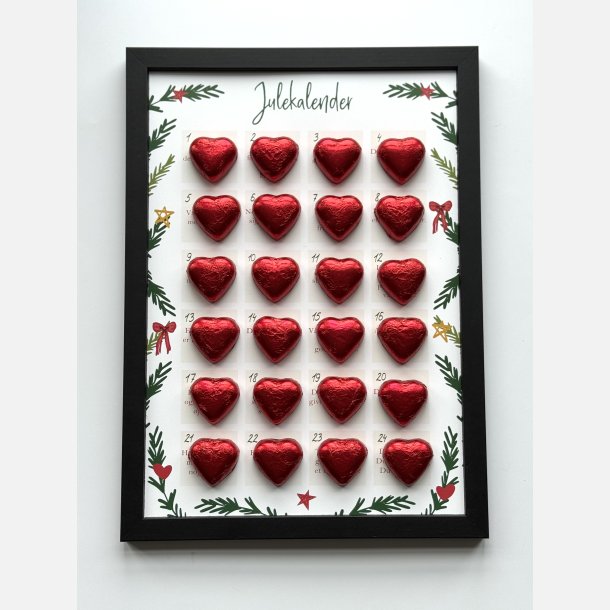 December hjerte &#10084;&#65039; Julekalender gavepakke. 