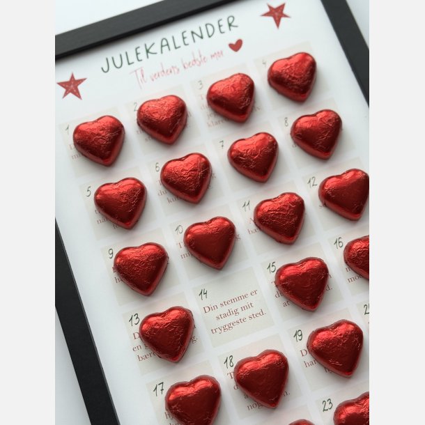 Til verdens bedste mor &#10084;&#65039; Julekalender gavepakke. 