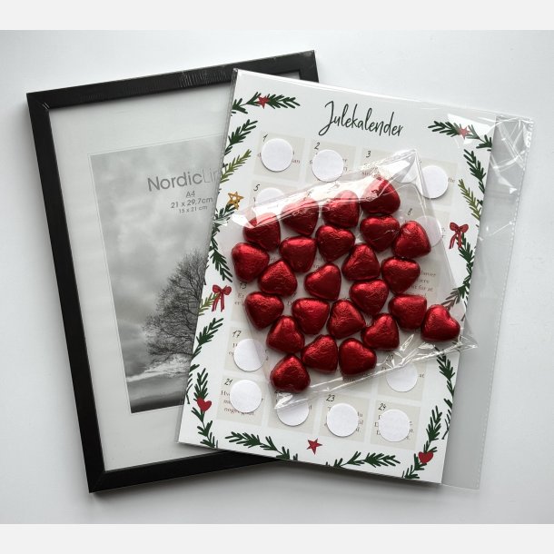 December hjerte &#10084;&#65039; Julekalender gavepakke. 