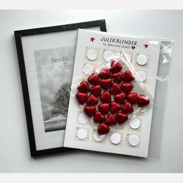 Til familiens hjerte &#10084;&#65039; Julekalender gavepakke. 