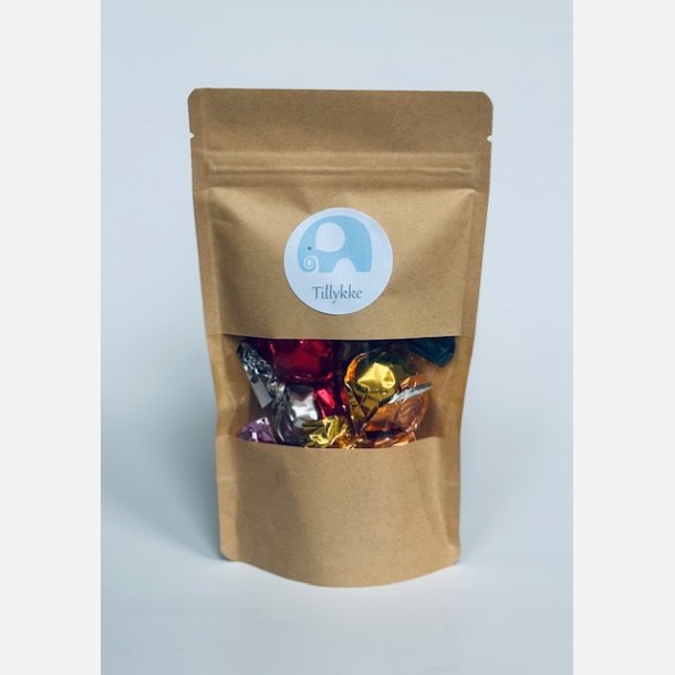 Chokohilsen - Tillykke (lysebl elefant)