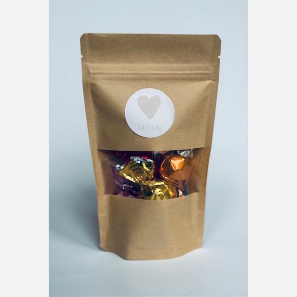 Chokohilsen - Tak for dig (rosa hjerte)