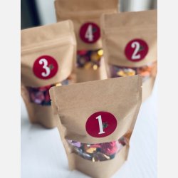 Chokohilsen - Advent tallene 1-4