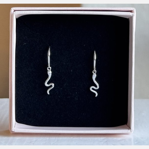 Creoler snake m. klar zirkonia sten (Forslvet) UDEN SMYKKESKE