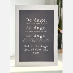De dage &#10084;&#65039;(Bl/gr) (A4 og A5)