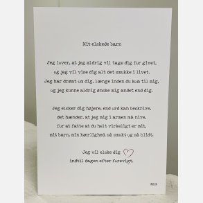 Mit elskede barn A5