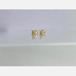 Nova tiny star rosa zirkonia (Forgyldt)