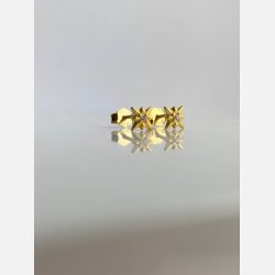 Nova tiny star rosa zirkonia (Forgyldt)