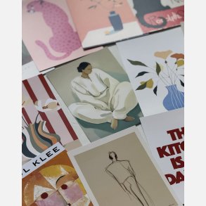 Lykkepakke � 13 stk A5 kunstprint