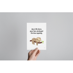 Jeg er ikke doven (tegning A5)