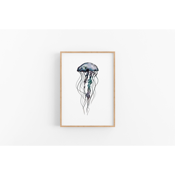 Vandmand (bllig nuance) A4 plakat