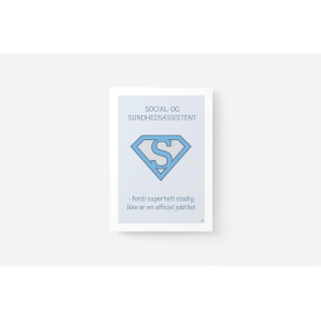 Superhelt � Social- og sundhedsassistent | A5 kort (bl�)