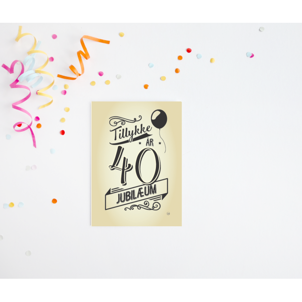 Jubilum 40 r (A6)