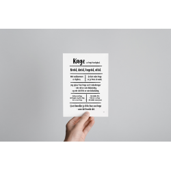 Kage citatkollage A5