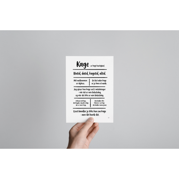 Kage citatkollage A5