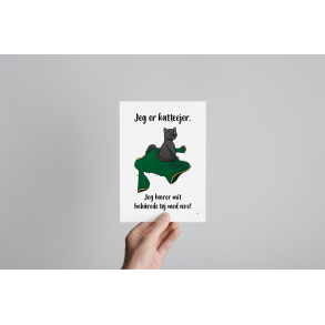 Jeg er katte-ejer (A5)