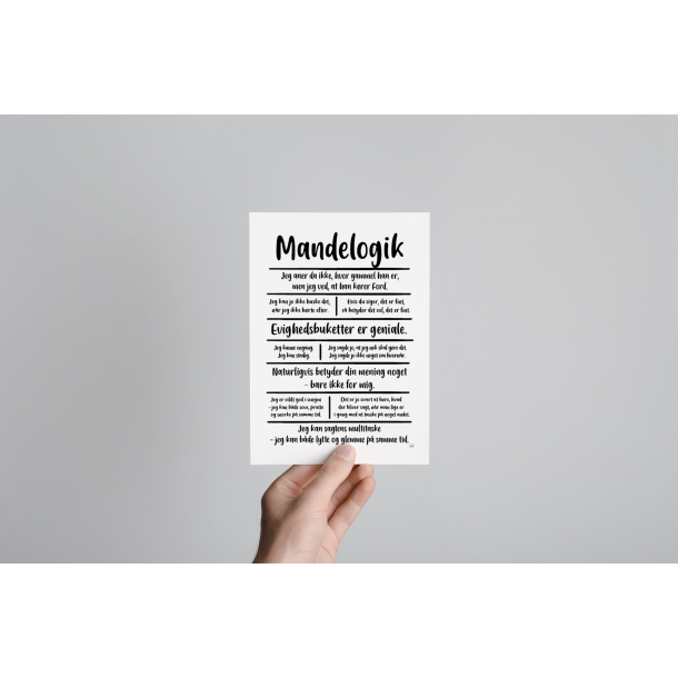 Mandelogik citatkollage A5
