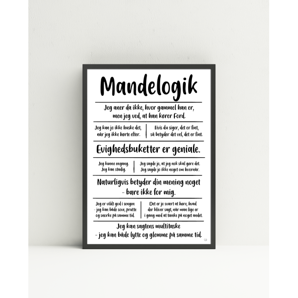 Mandelogik citatkollage A4