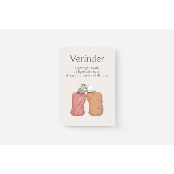 Veninder NY tegning  (A5, A4,)