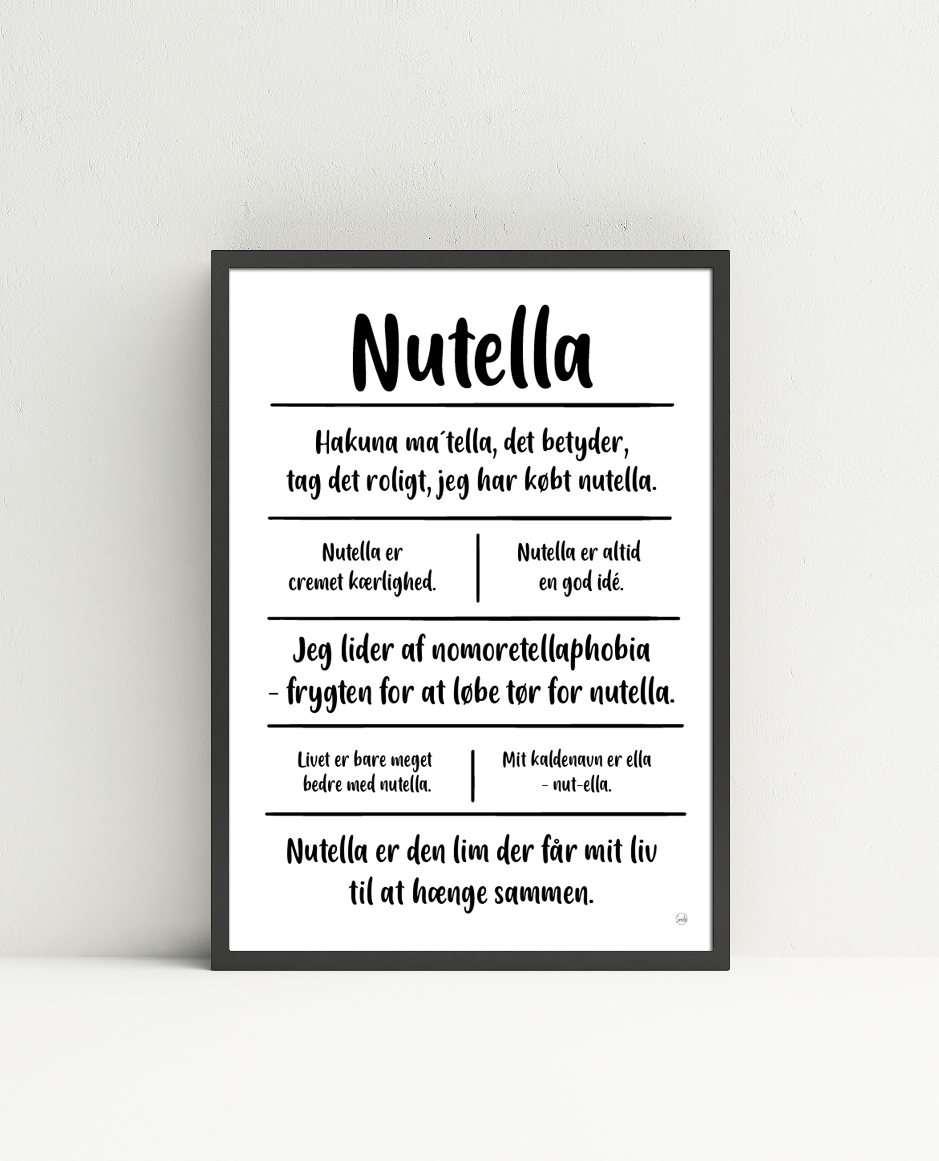 Nutella citatkollage - - StiLia ApS