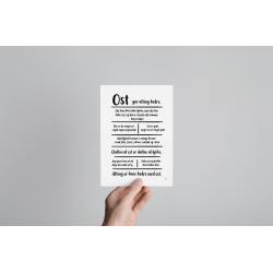 Ost citatkollage (A5)