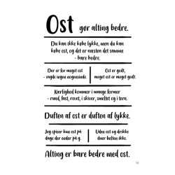 Ost citatkollage (A5)