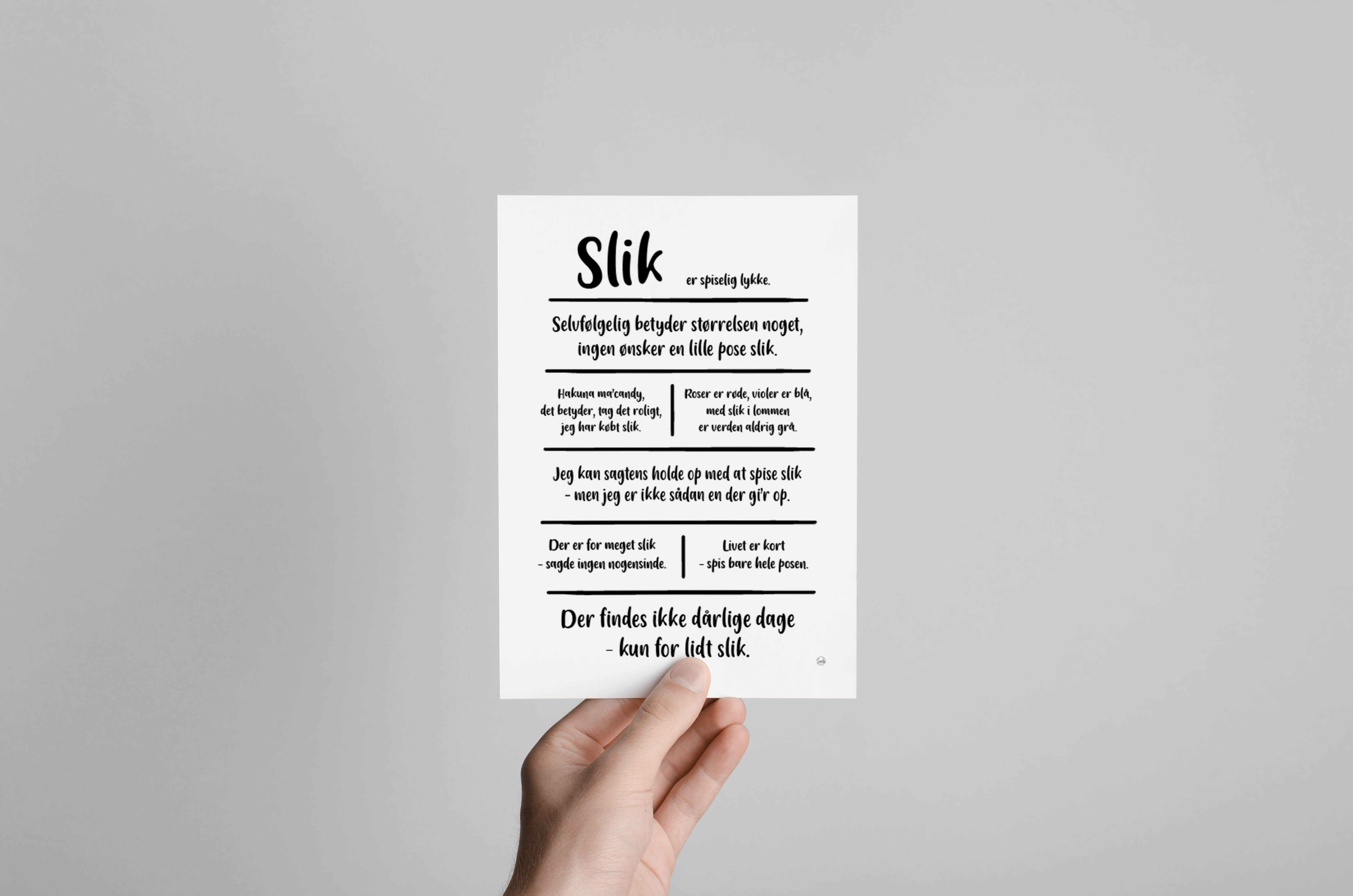 citatkollage A5 A5 Kort (små plakater 15x21cm) - StiLia ApS