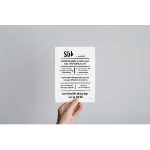 Slik citatkollage A5