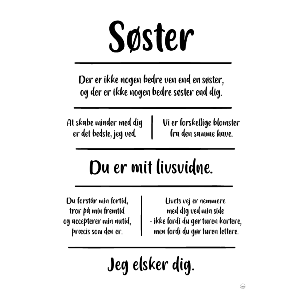 Sster citatkollage A5