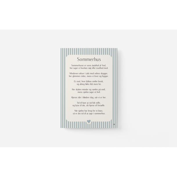 Sommerhus citatplakat (3 strrelser)
