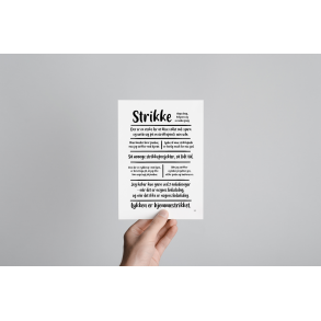 Strikke citatkollage A5