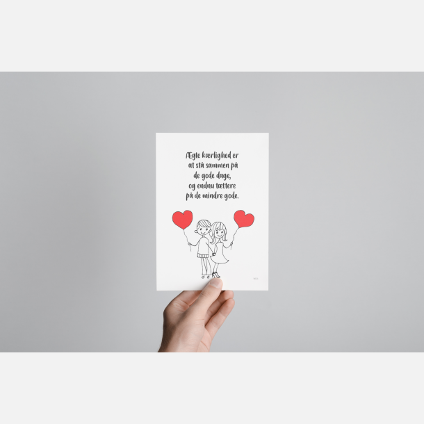 �gte k�rlighed (tegning) A5