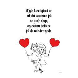 �gte k�rlighed (tegning) A5