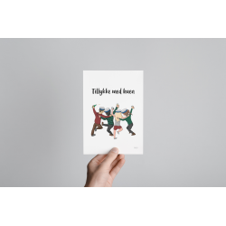 Studenter kort bl hue (A5)