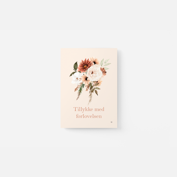 Tillykke med forlovelsen l A5 kort