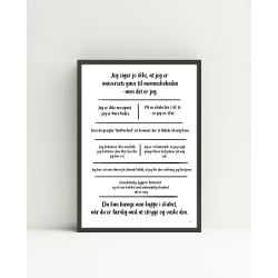 Selvfed citatkollage (A4)