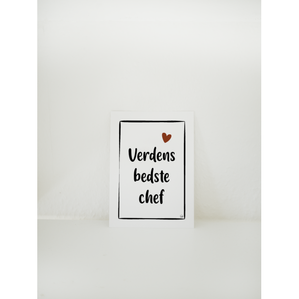 Verdens bedste chef (A6 kort)
