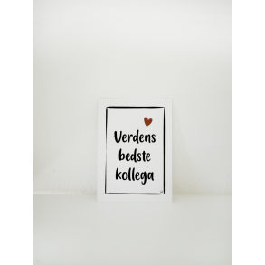 Verdens bedste kollega (A6 kort)