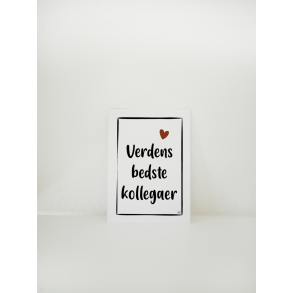 Verdens bedste kollegaer (A6 kort)