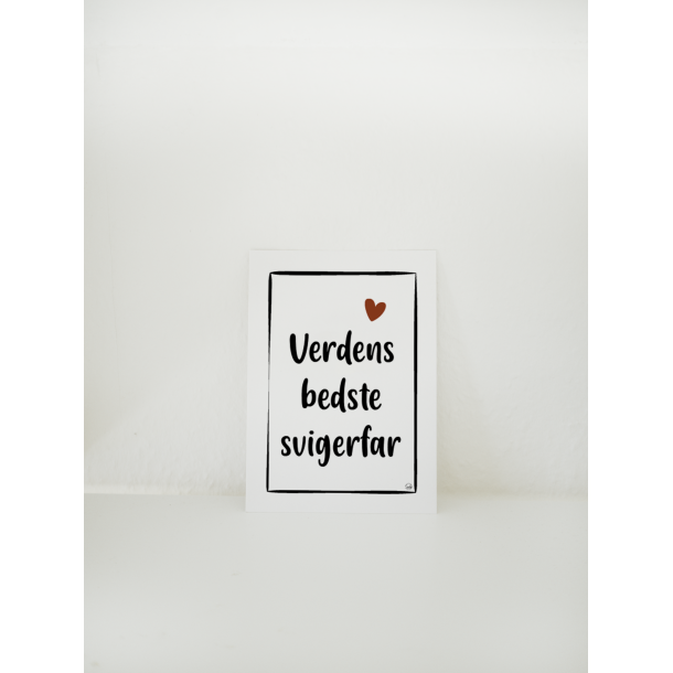 Verdens bedste svigerfar (A6 kort)