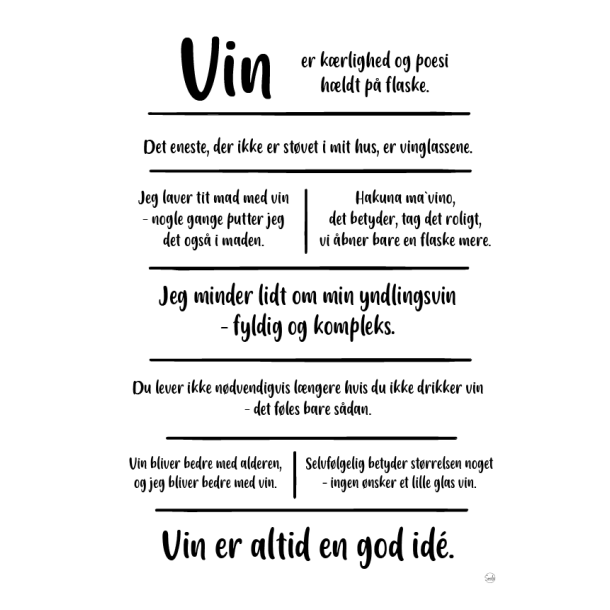 Vin citatkollage (A5)