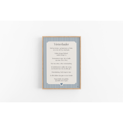 Vinterbader citatplakat (3 strrelser)